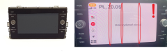 Radio-Display Volkswagen 5G6919605A VDO
