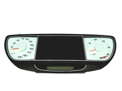 Tacho Kombiinstrument 807 C8 1495741080 9643753080 PSA