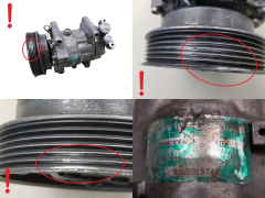 Klimakompressor 8200315744 SD6V12 1416K Sanden Renault 67