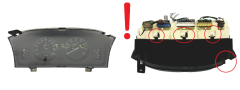 Tacho Kombiinstrument Citroen ZX 9611630780 54516