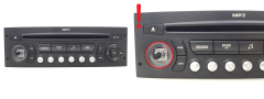 Cd-Radio Mit Mp3 Citroen Peugeot 96633422XT A2C53119559