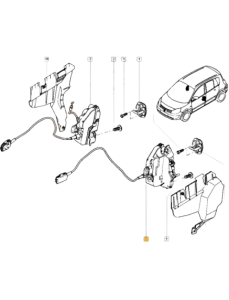 Türschloss Links Vorne Renault Scenic II 8200119122