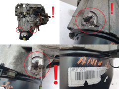 Getriebe JR5008 7701714590 1.8 Renault Laguna 2 Uszkodzona