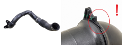 Luftschlauch 165761592R Renault Master 3 2.3 dci