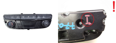 Klimabedienteil Bedienung A/C Opel Astra K 39042438 GM