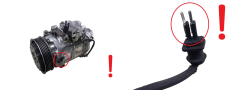 Klimakompressor 6Q0820803G Denso 6SEU12C 447180-3205 VW AG