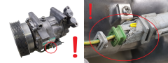 Klimakompressor 8200819568--B SD6V12 1904 Sanden Renault 1081