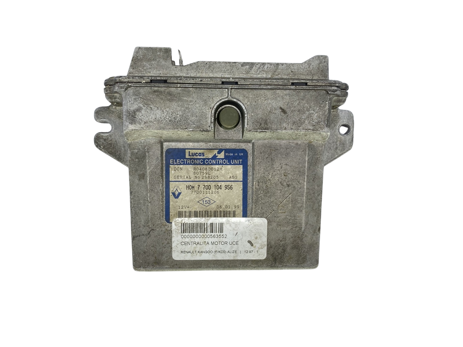 Steuergerät 7700104956 7700111206 R04080012H Renault Lucas 61154 main product photo