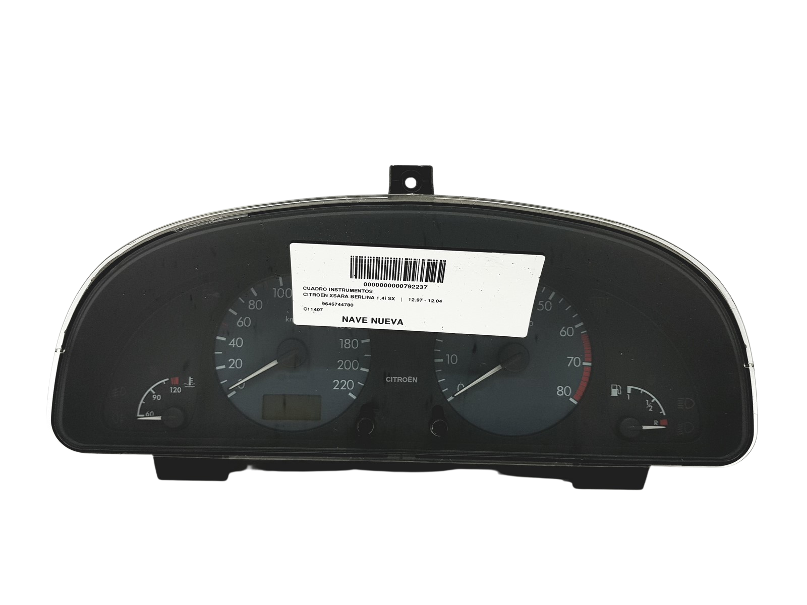Tacho Kombiinstrument Citroen Xsara 9645744780 B 00 57961 main product photo