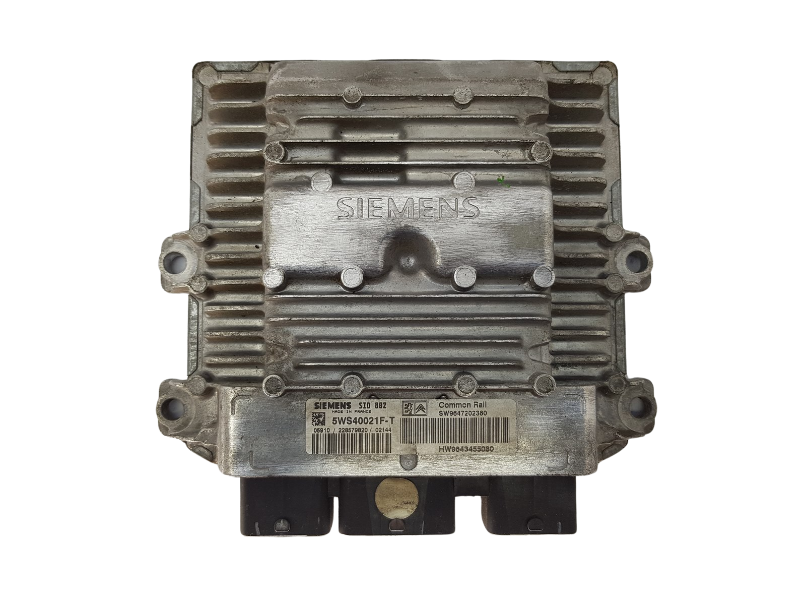 Steuergerät 9647202380 9643455080 5WS40021F-T PSA Siemens 3081 main product photo