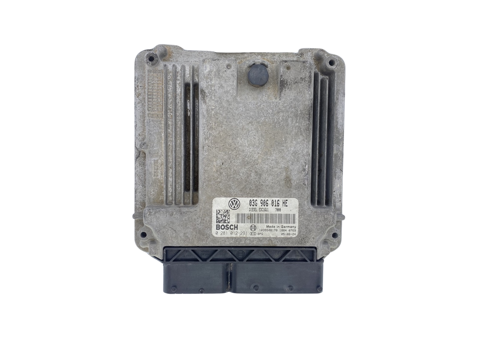 Steuergerät 03G906016HE 0281012291 VW Seat Bosch 60833 main product photo
