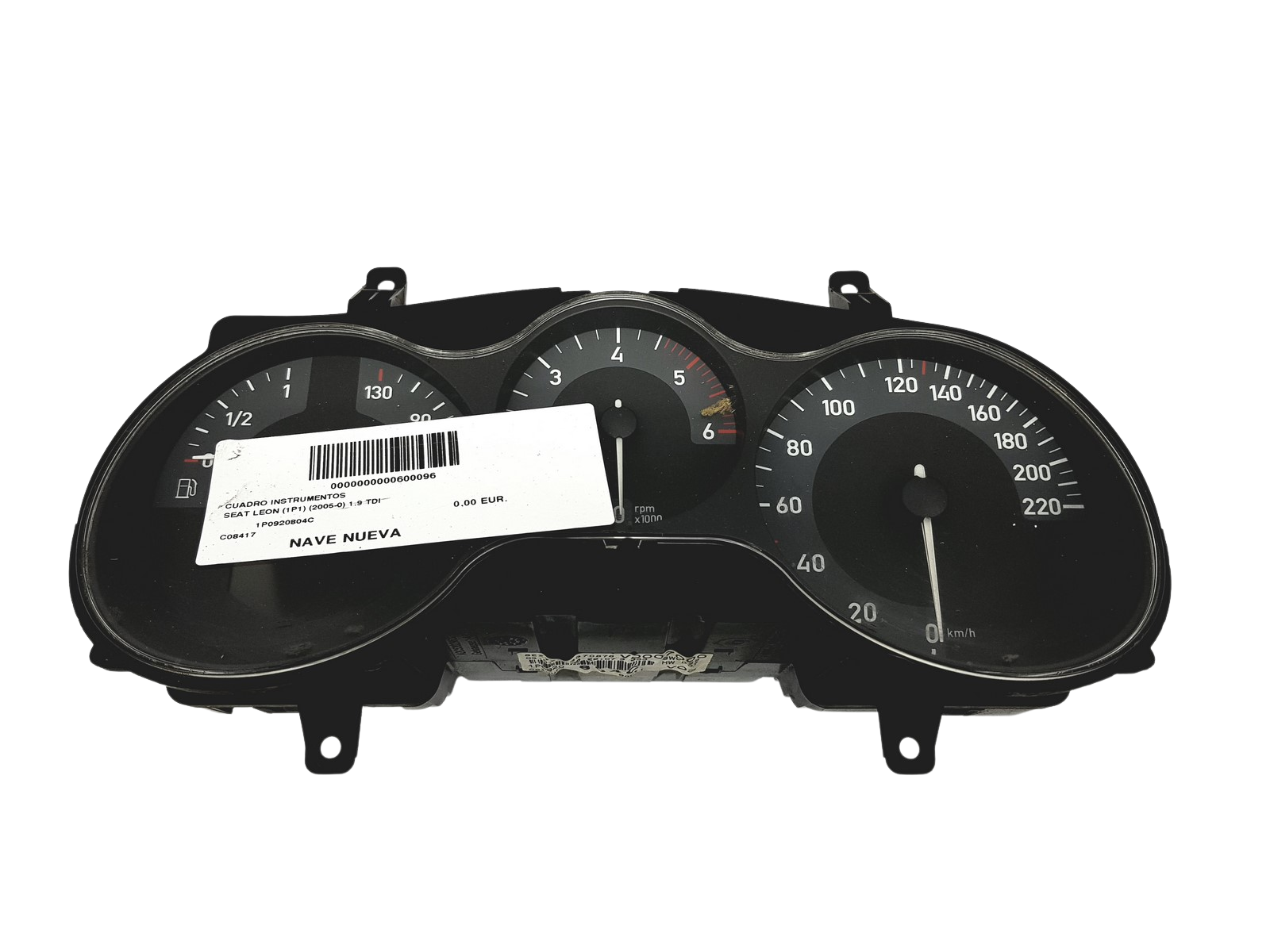 Tacho Kombiinstrument Seat Leon 1P0920804C 110080279018 58869 main product photo
