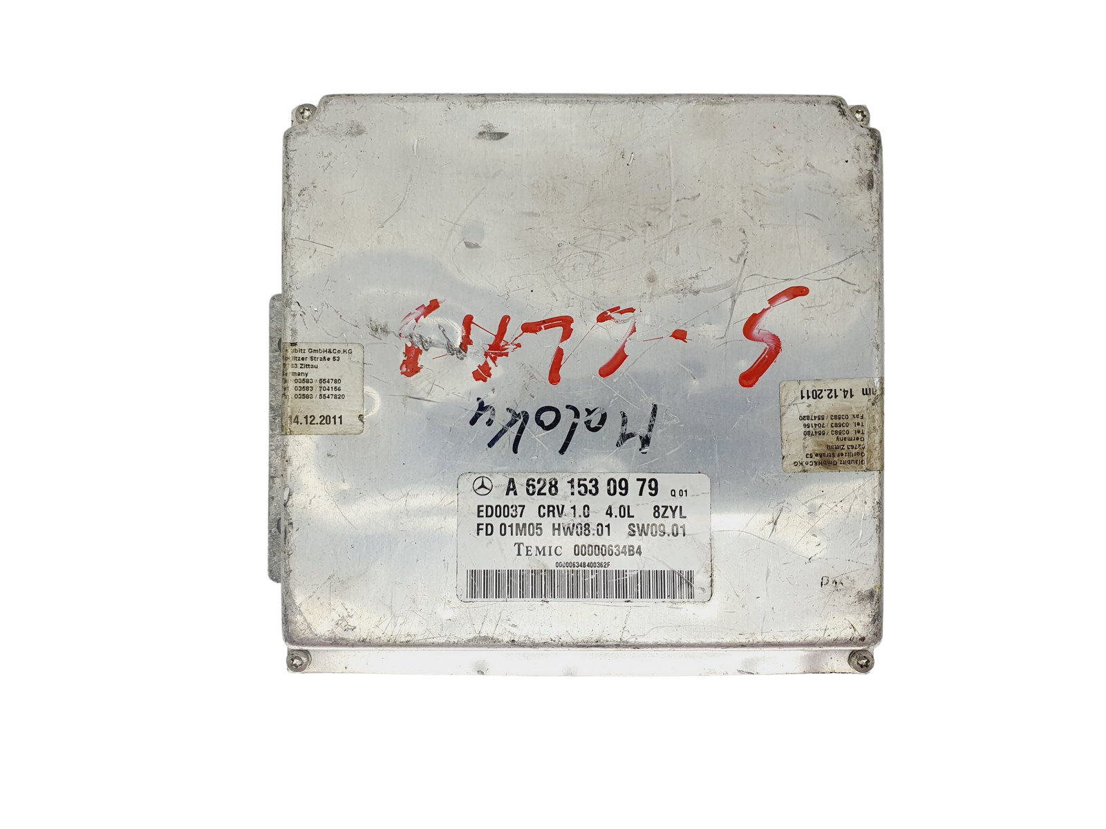 Steuergerät A6281530979 00000634B4 Mercedes Temic main product photo