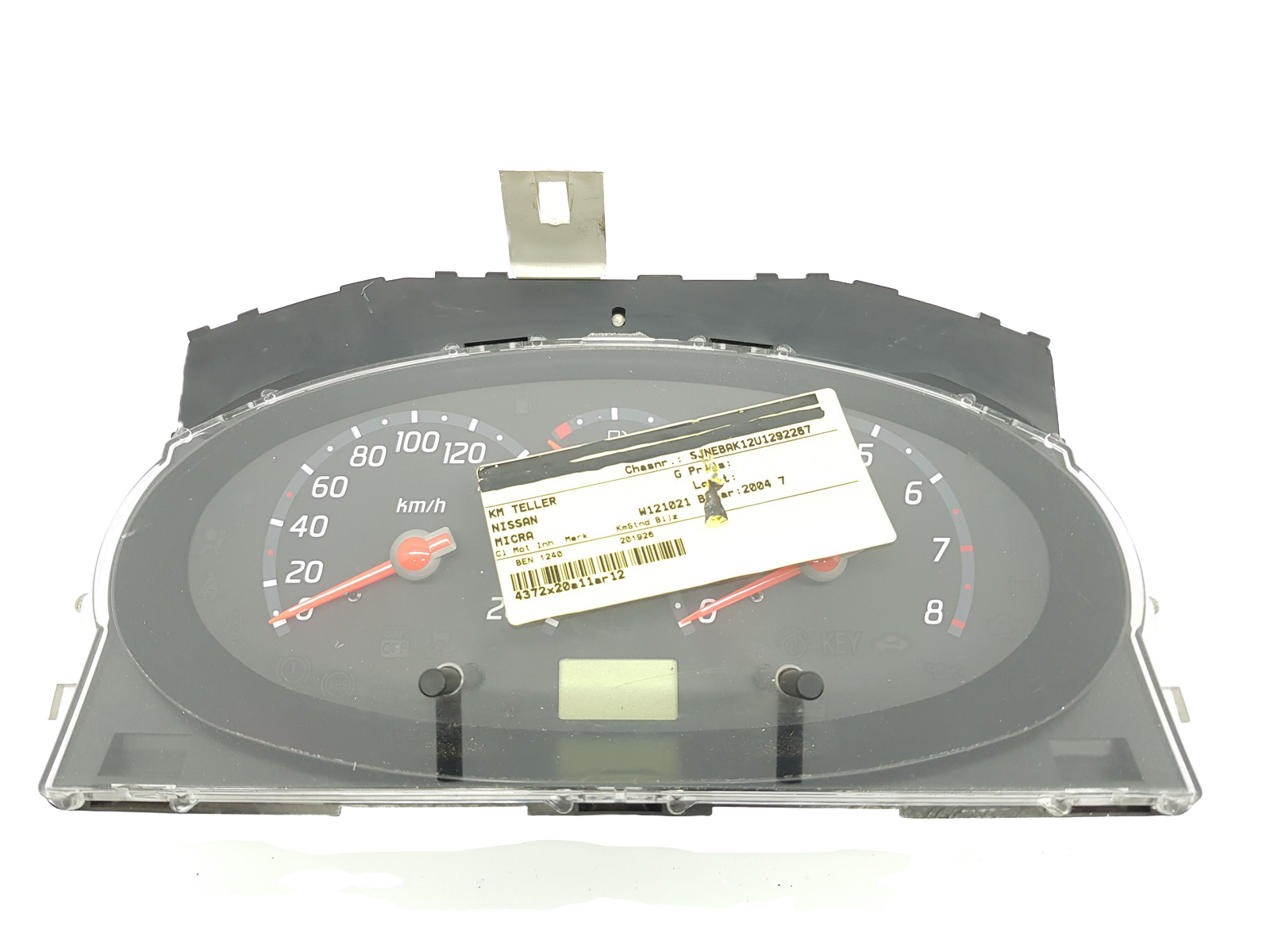 Tacho Kombiinstrument Nissan Micra AX860 25668 main product photo