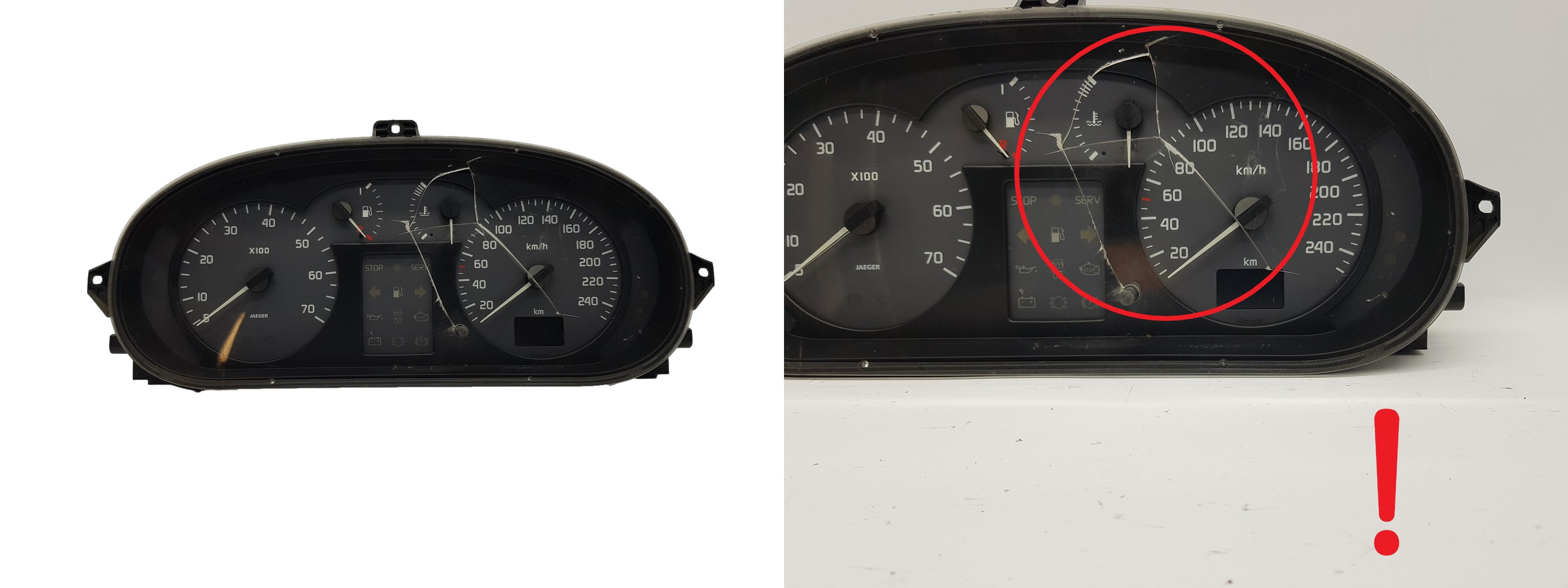 Tacho Kombiinstrument Renault Megane 1 Scenic 1 8200071820 2422 main product photo
