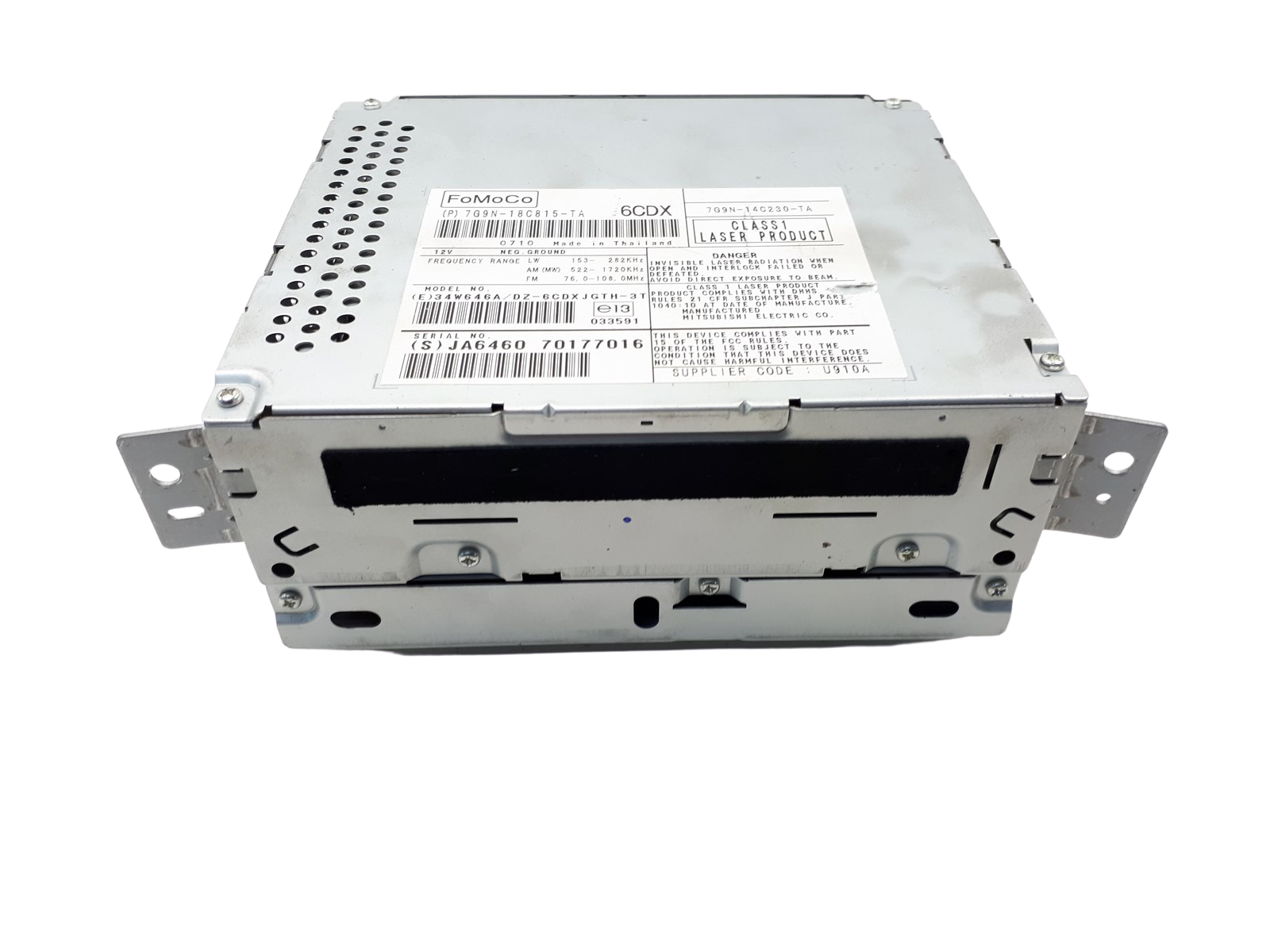 Cd-Radio Jaguar CD 7G9N-18C815-TA 7G9N-14C230-TA main product photo