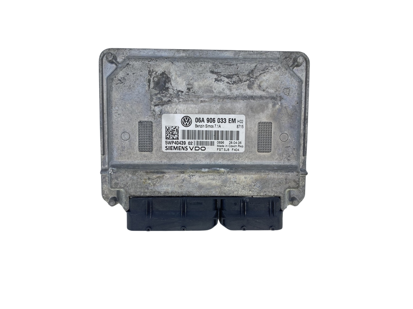 Steuergerät VW 06A906033EM 5WP40439 02 Siemens main product photo