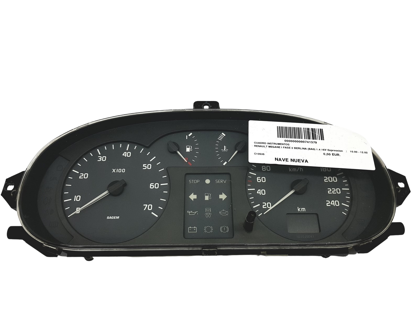 Tacho Kombiinstrument Renault Scenic 1 Megane 1 8200066929 55534 main product photo