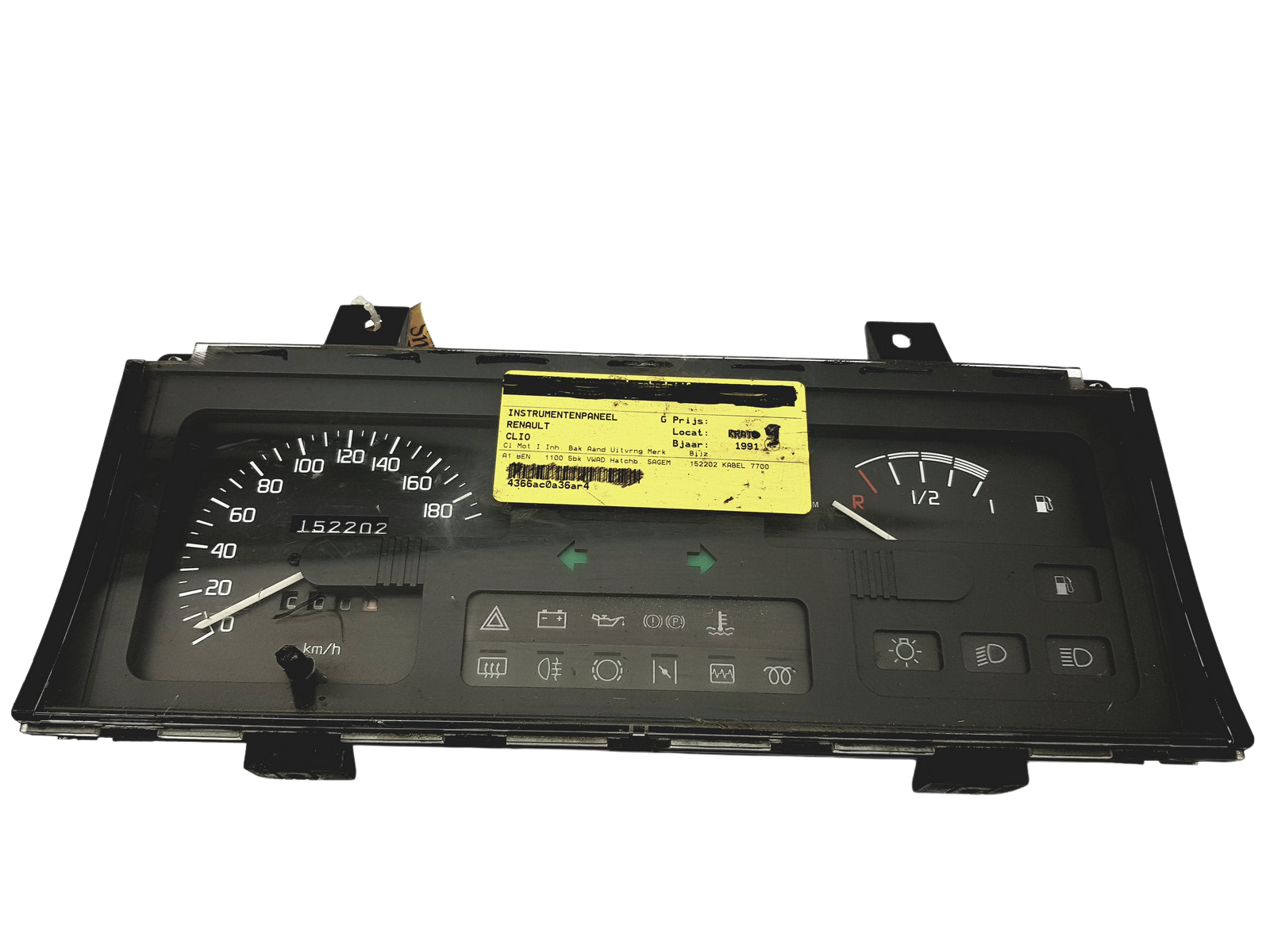 Tacho Kombiinstrument Renault Clio 1 7700806691 A 49845 main product photo