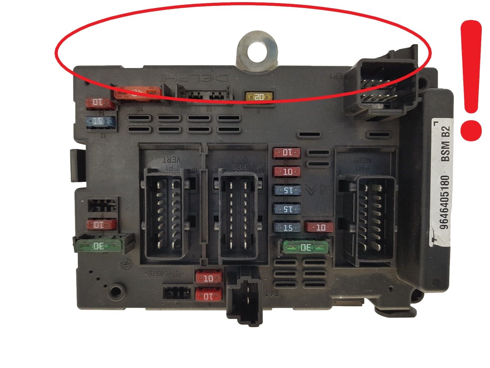 Steuergerät BSM B2 9646405180 PSA Delphi 1651 main product photo