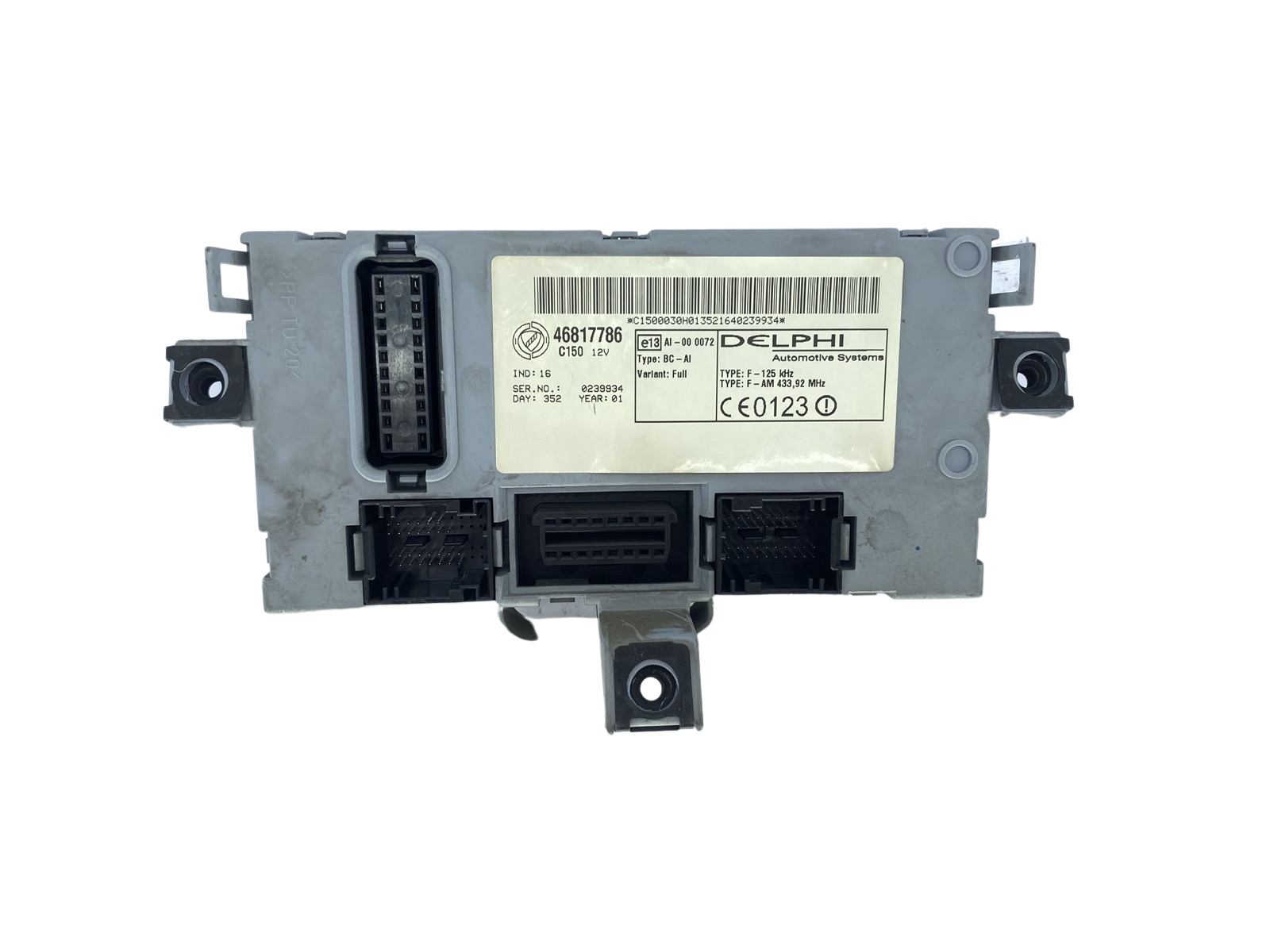 Komfortsteuergerät Fiat 46817786 AI-000072 Delphi 50579 main product photo