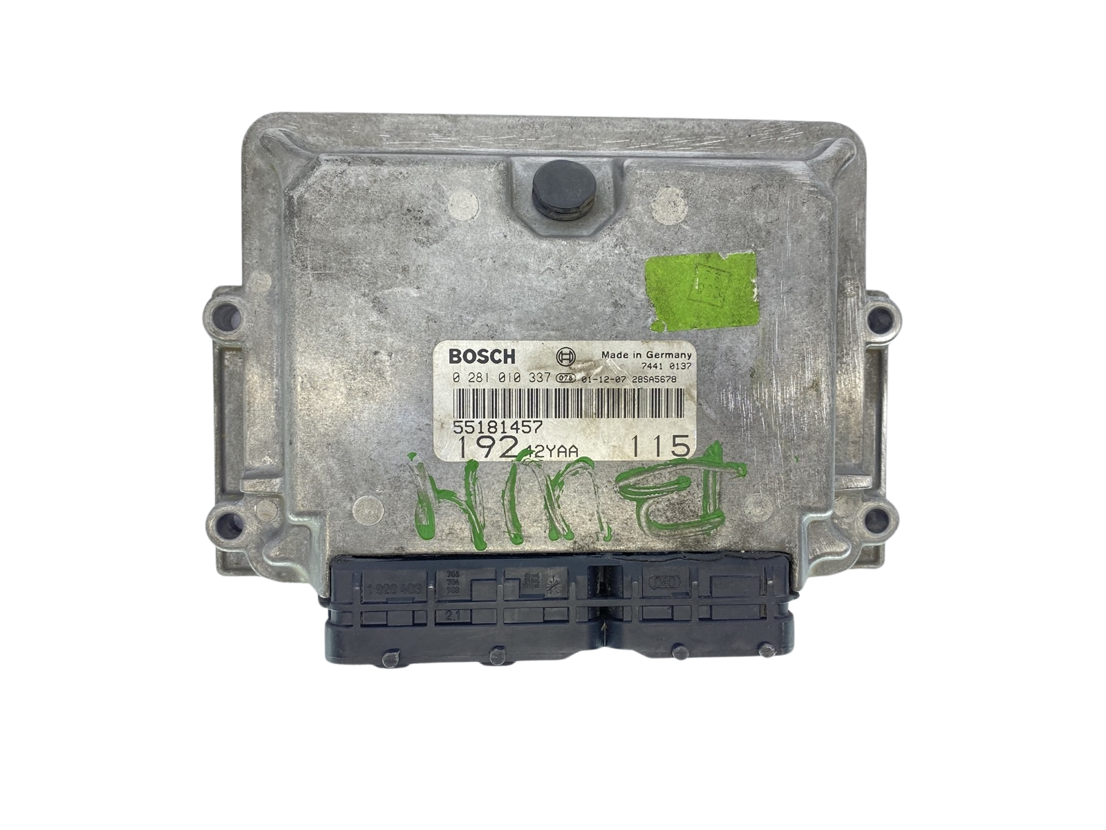 Steuergerät 55181457 0281010337 19242YAA Fiat Bosch 63935 main product photo