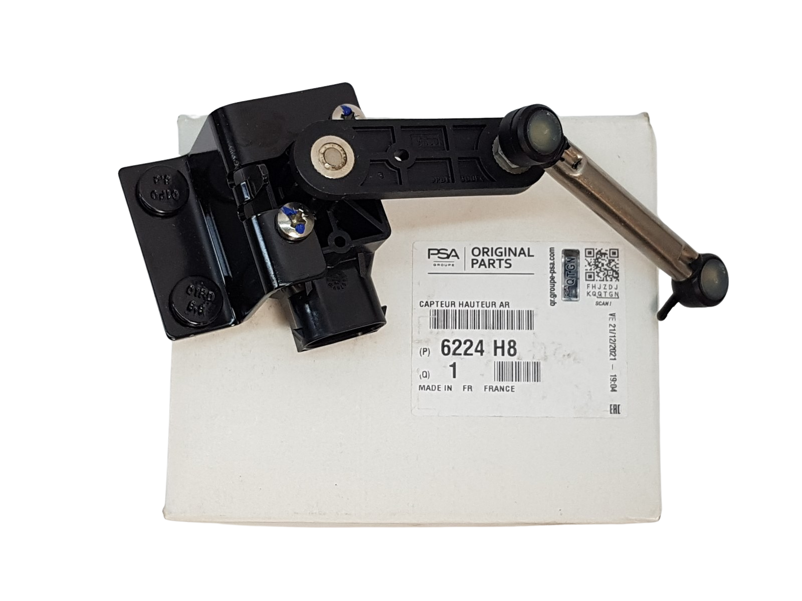 Sensor Poziomowania Świateł Citroen Peugeot 6224H8 Neues Original main product photo