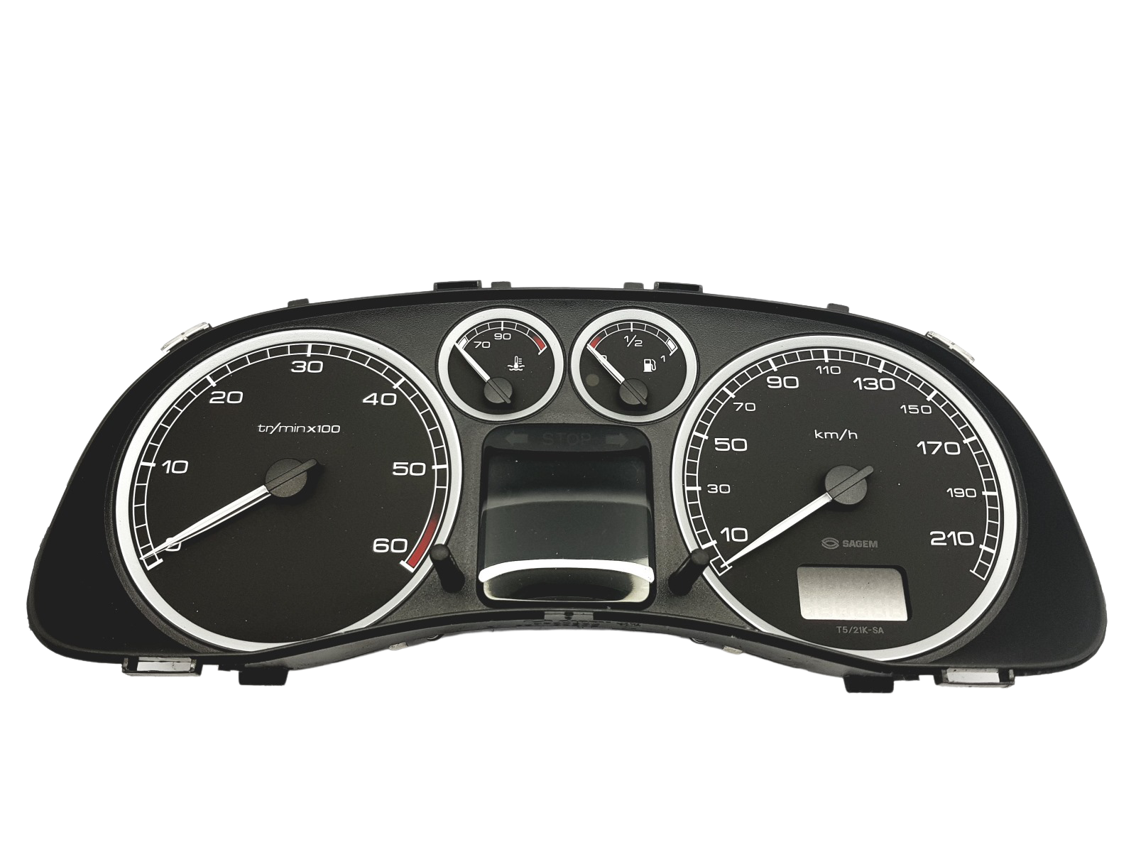 Tacho Kombiinstrument Peugeot 307 9651299680 E 01 43614 main product photo