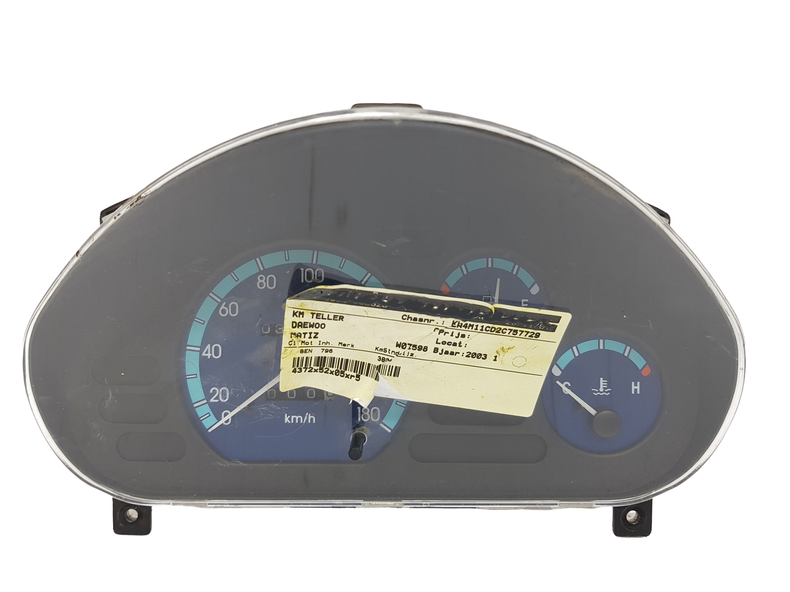 Tacho Kombiinstrument Daewoo Matiz 96566387 25745 main product photo