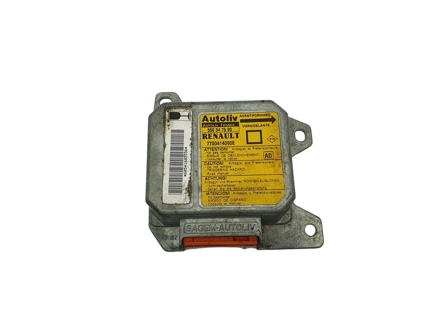 Steuergerät 550347500 7700414090E Renault Autoliv 69169 main product photo