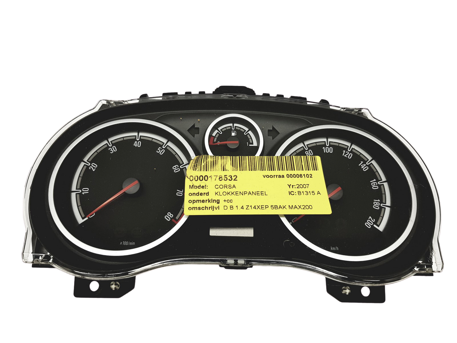 Tacho Kombiinstrument Opel Corsa D P0013264267 28120245-3 31298 main product photo