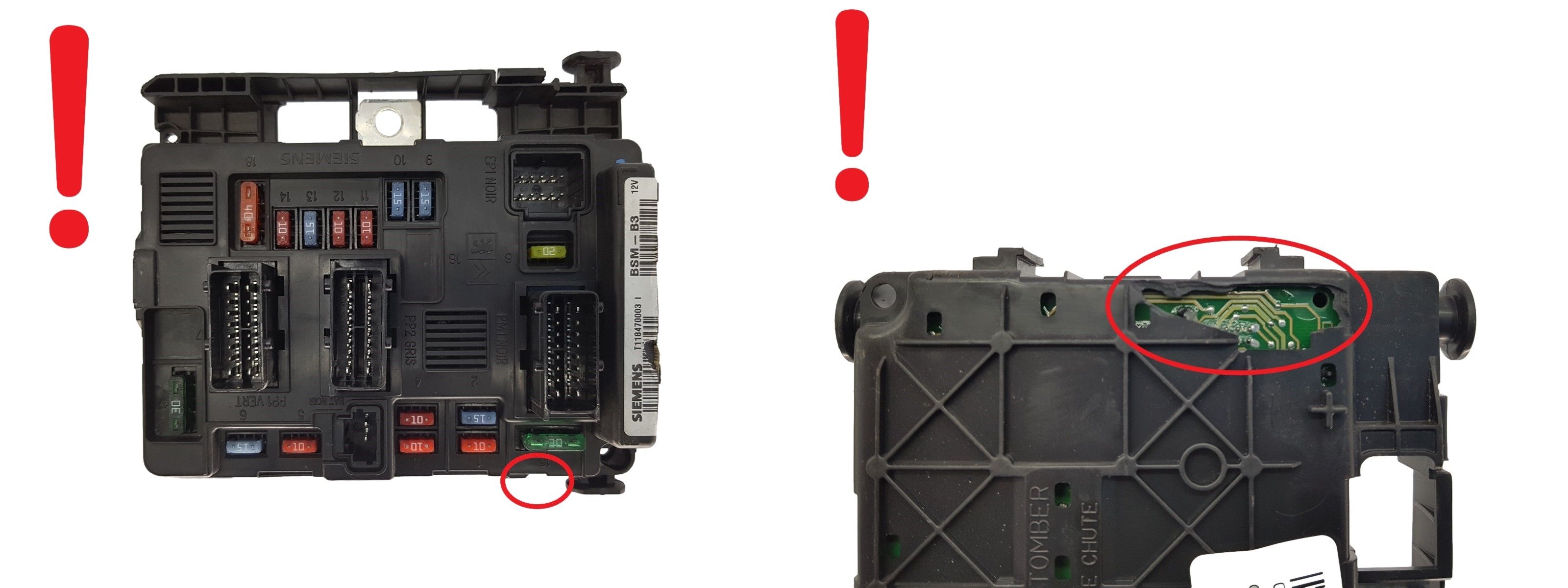 Steuergerät BSM-B3 T118470003I 9643498880 PSA Siemens 2306 main product photo