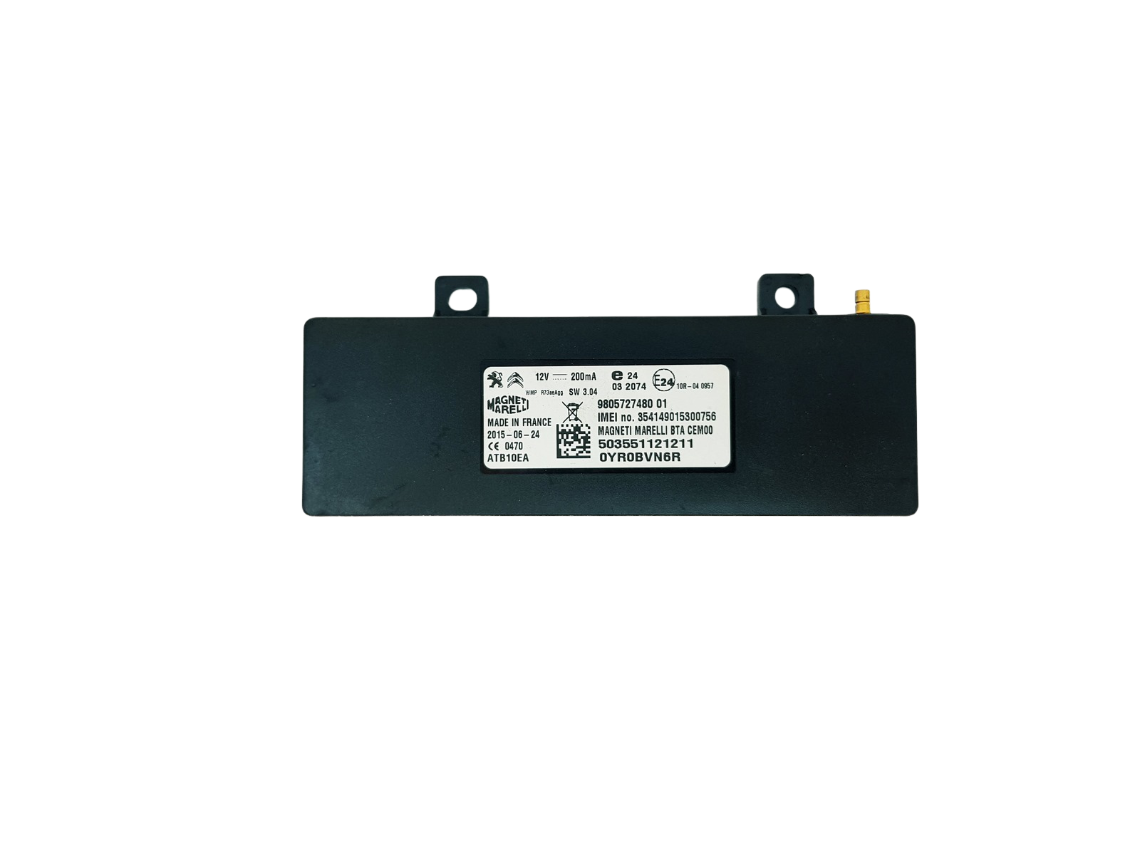 Steuergerät 9805727480 01 503551121211 PSA main product photo