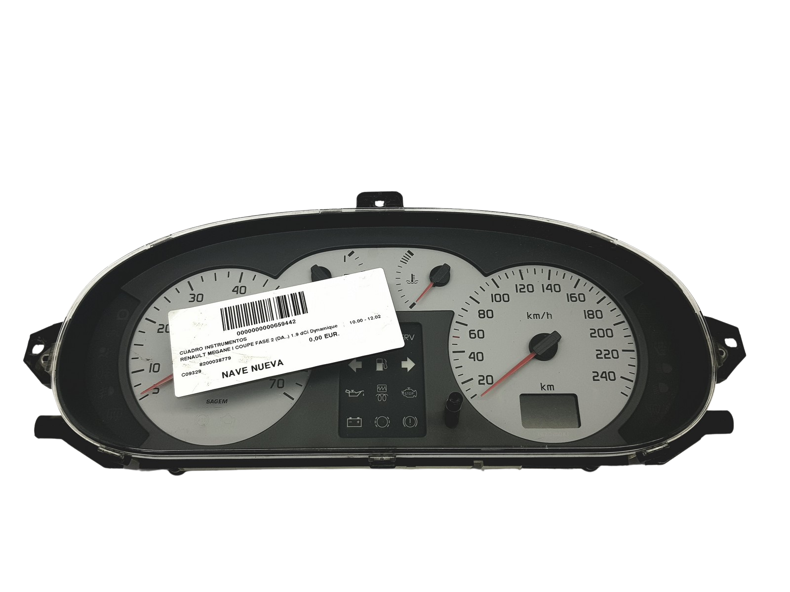 Tacho Kombiinstrument Renault Megane 1 8200038779 55374 main product photo