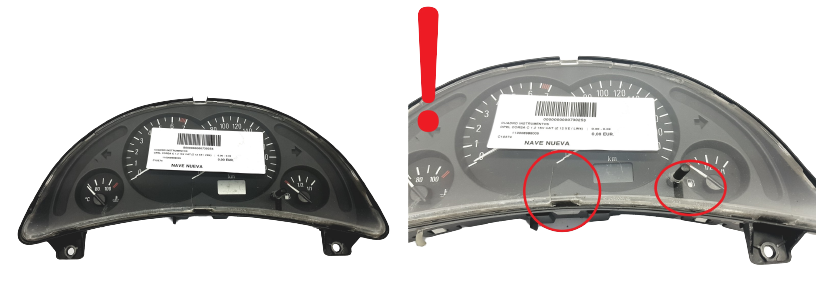 Tacho Kombiinstrument Opel Corsa C 09166814FL 110008988009 55485 main product photo