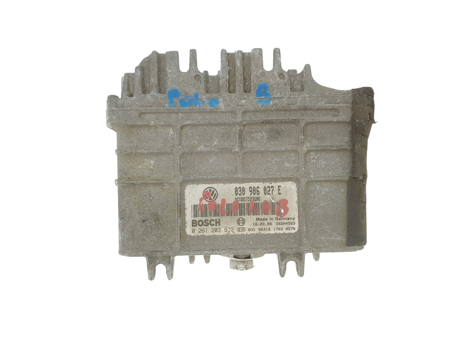 Steuergerät VW 030906027E 0261203932 Bosch 36870 main product photo