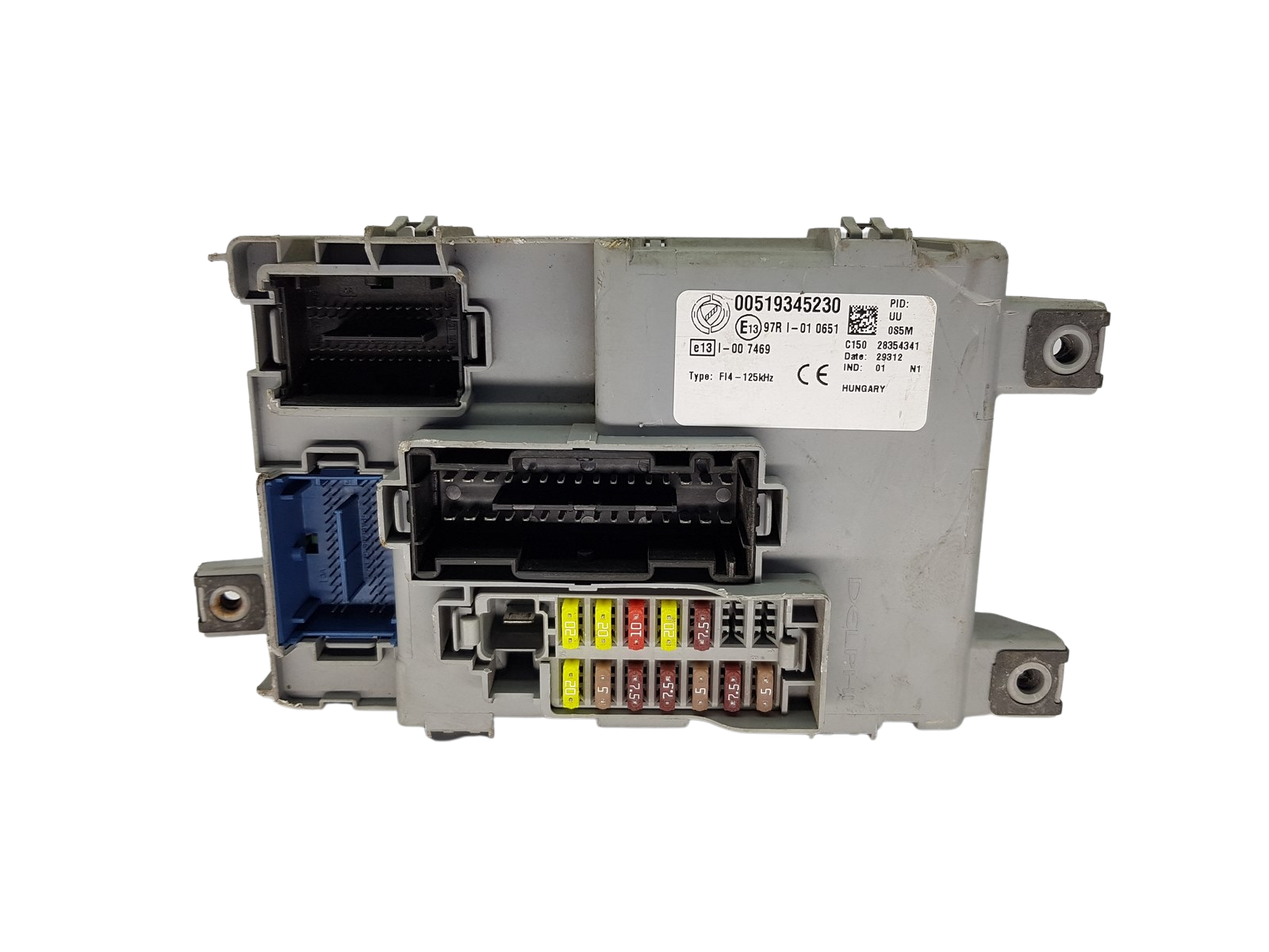 Steuergerät 00519345230 97RI-010651 28354341 Fiat Delphi 20646 main product photo