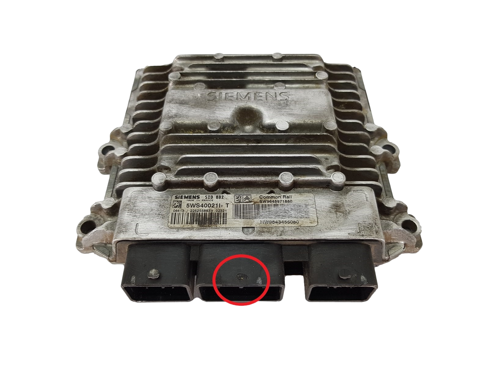 Steuergerät 9648971880 9643455080 5WS40021I-T PSA Siemens 18674 main product photo