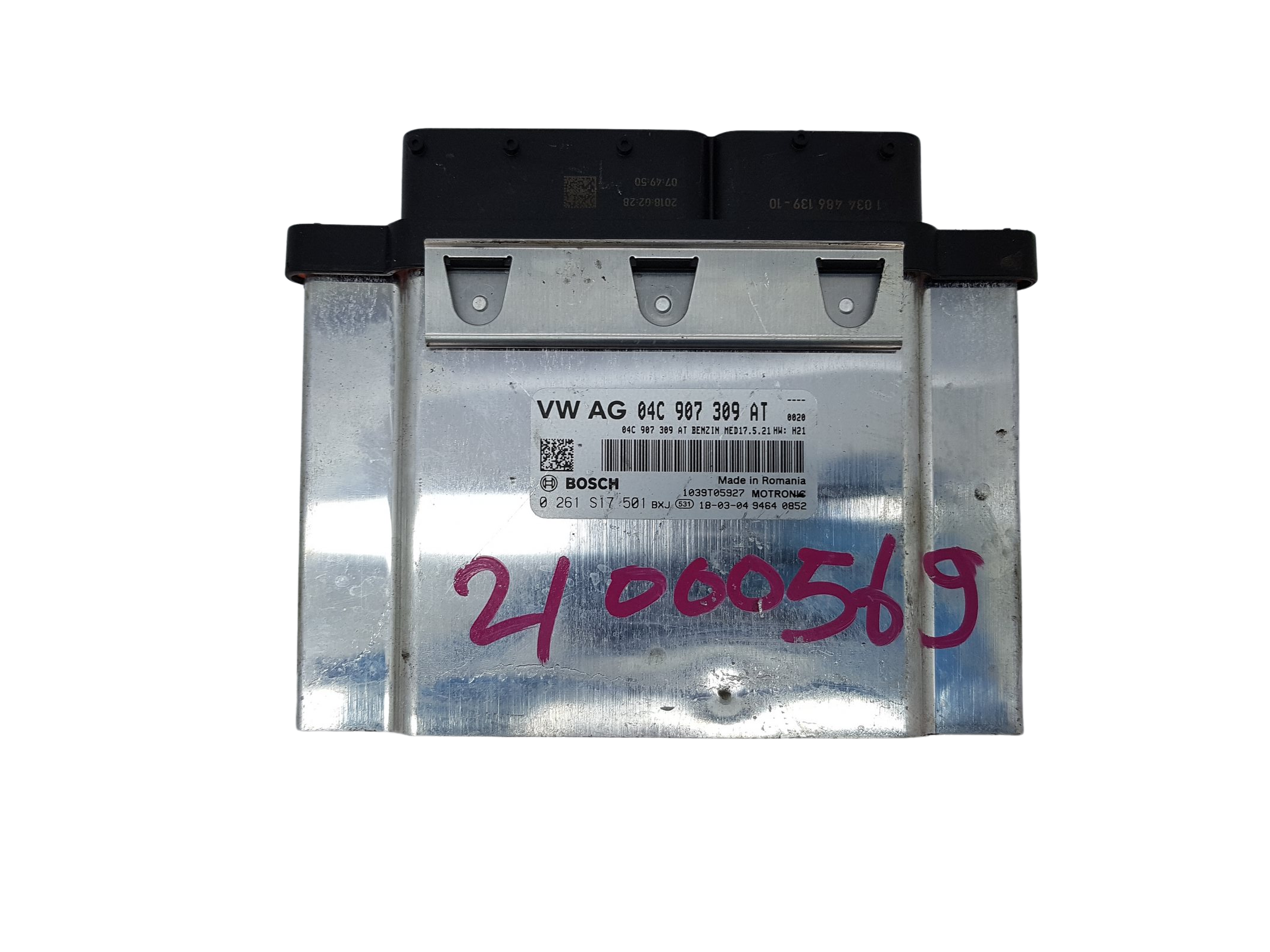 Steuergerät VW Seat 04C907309AT 0261S17501 Bosch 14915 main product photo