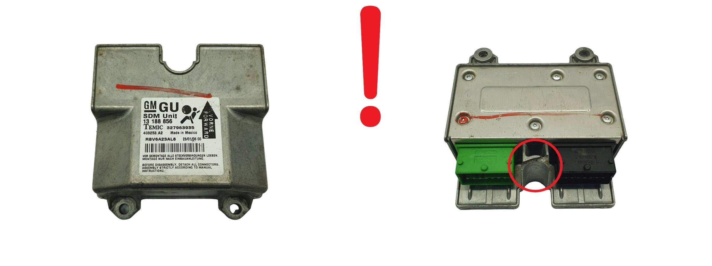 Steuergerät Opel 13188856 403253 A2 GM Temic 68813 main product photo