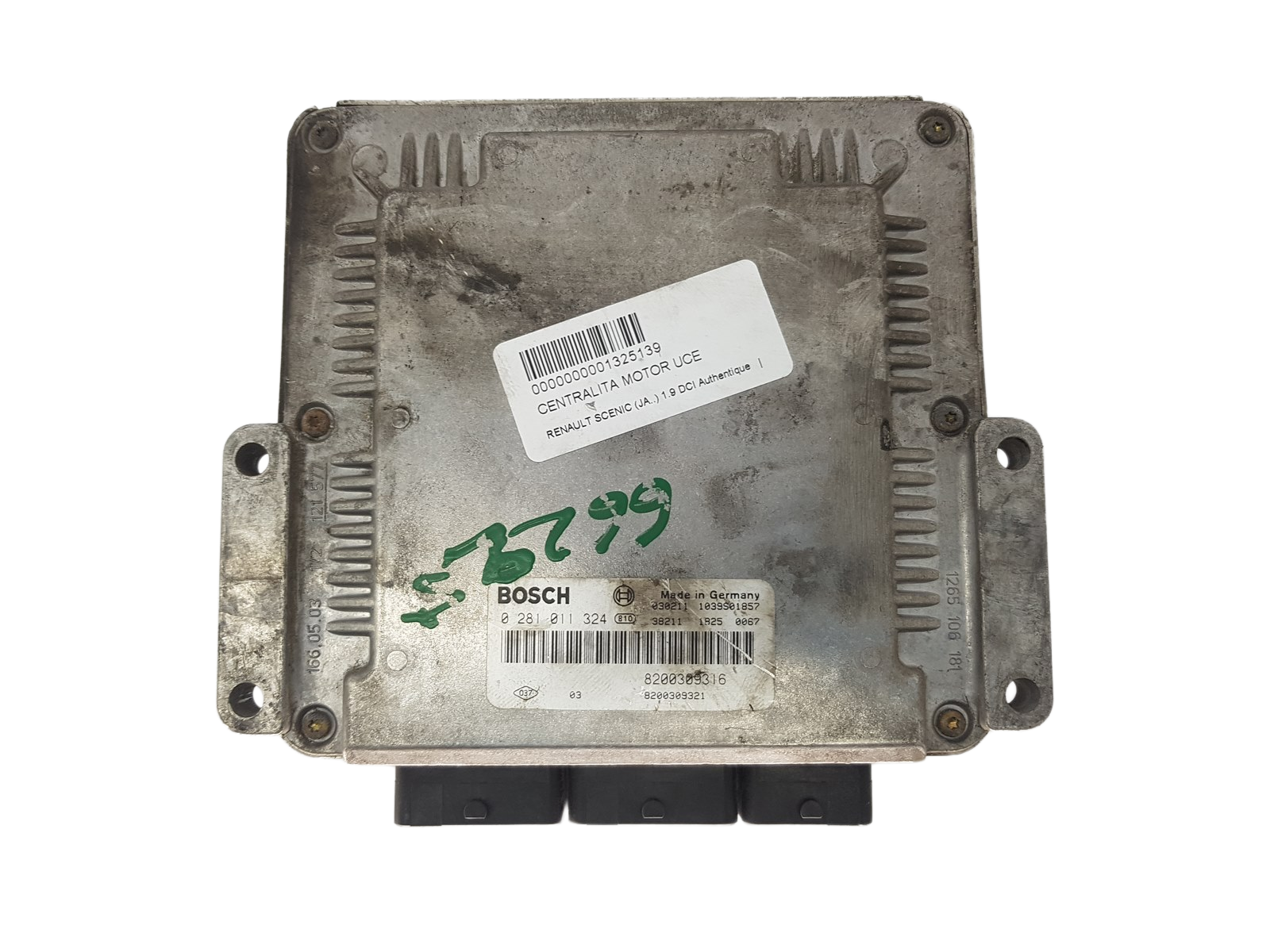 Steuergerät 0281011324 8200309316 8200309321 Renault Bosch 3333 main product photo