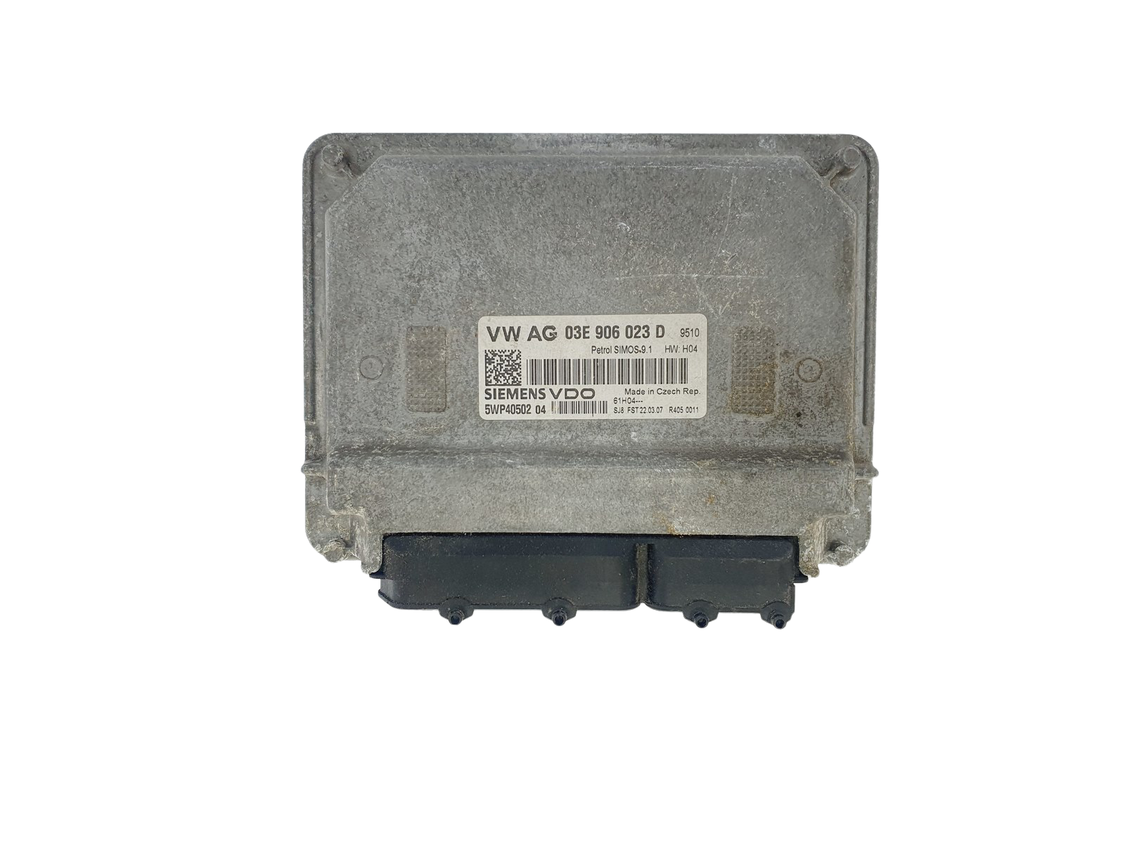 Steuergerät 03E906023D 5WP40502 04 VW Seat Siemens 41246 main product photo