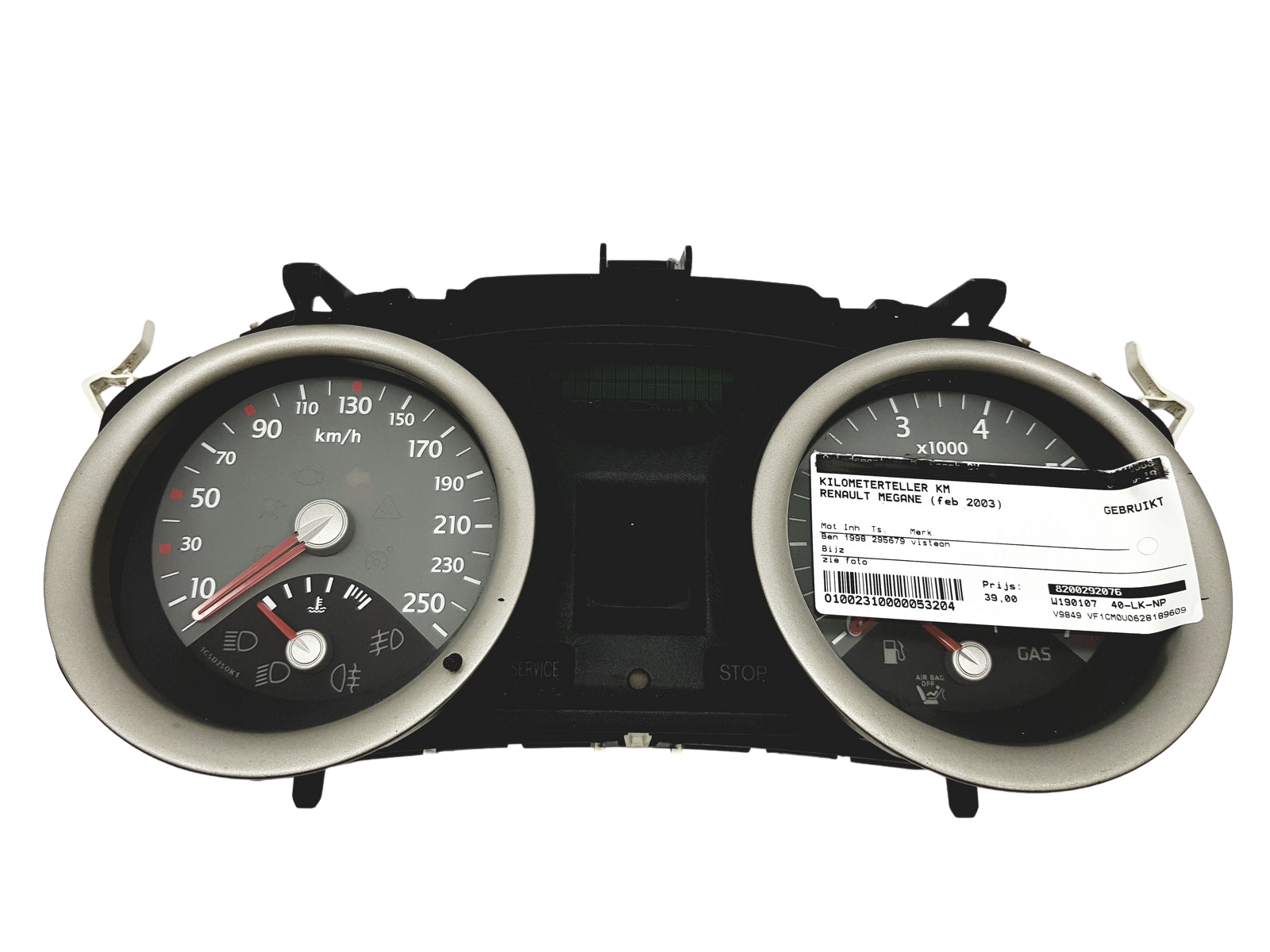 Tacho Kombiinstrument Renault Megane 2 8200292076 32476 main product photo