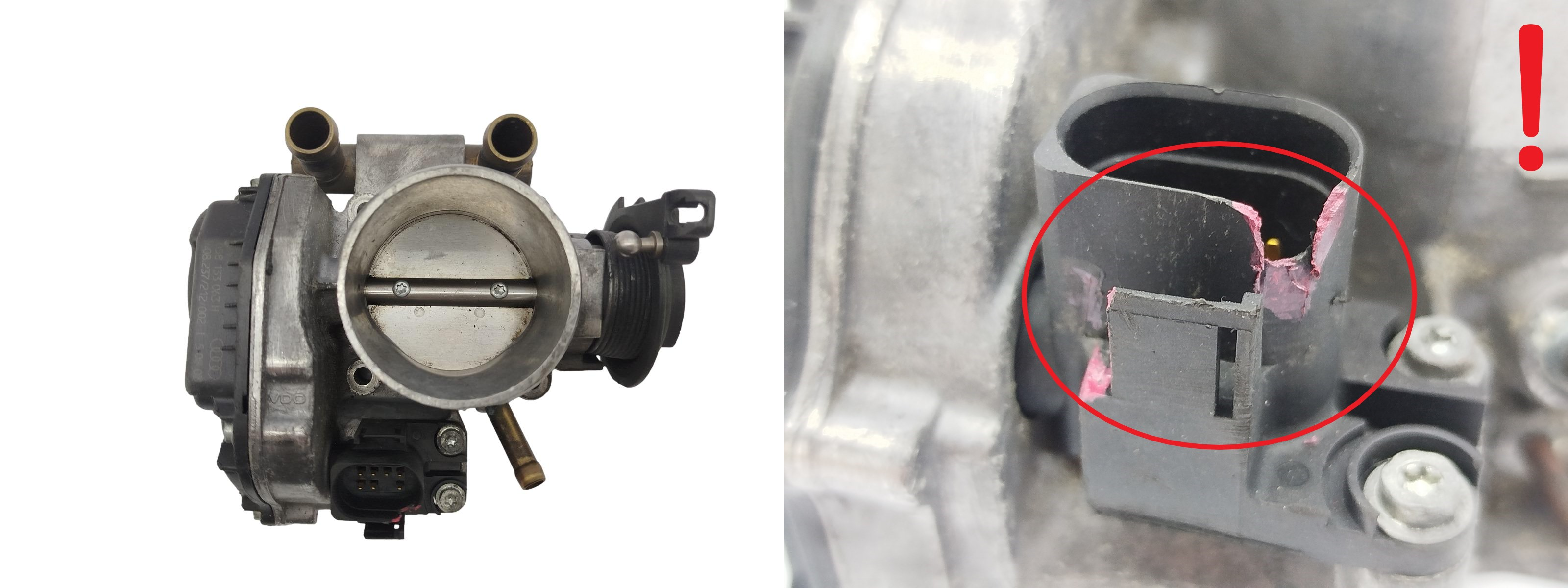 Drosselklappe VWAG 058133063H 408.237.212/002 VDO main product photo