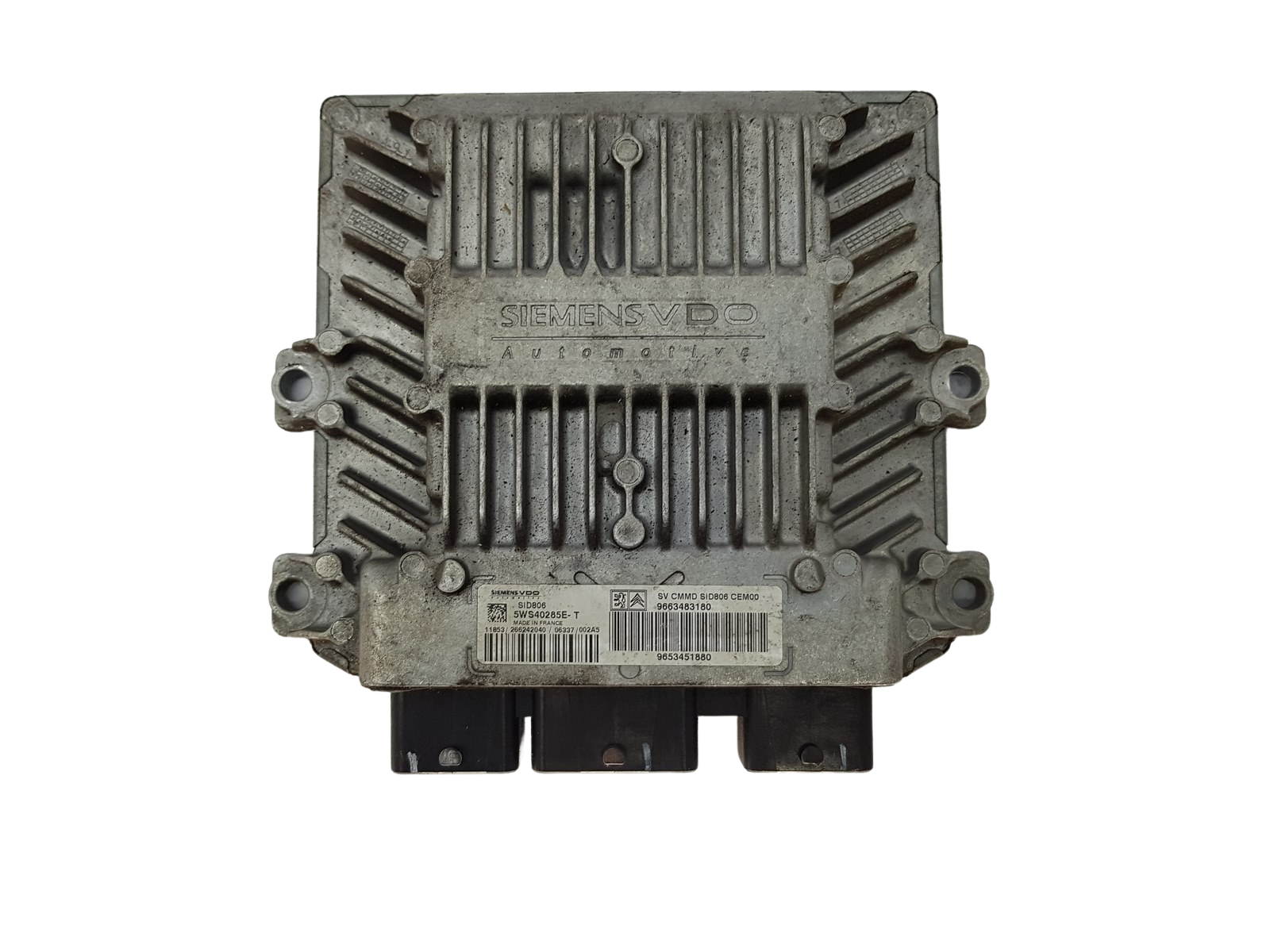 Steuergerät 9663483180 9653451880 5WS40285E-T SID806 PSA Siemens 15615 main product photo