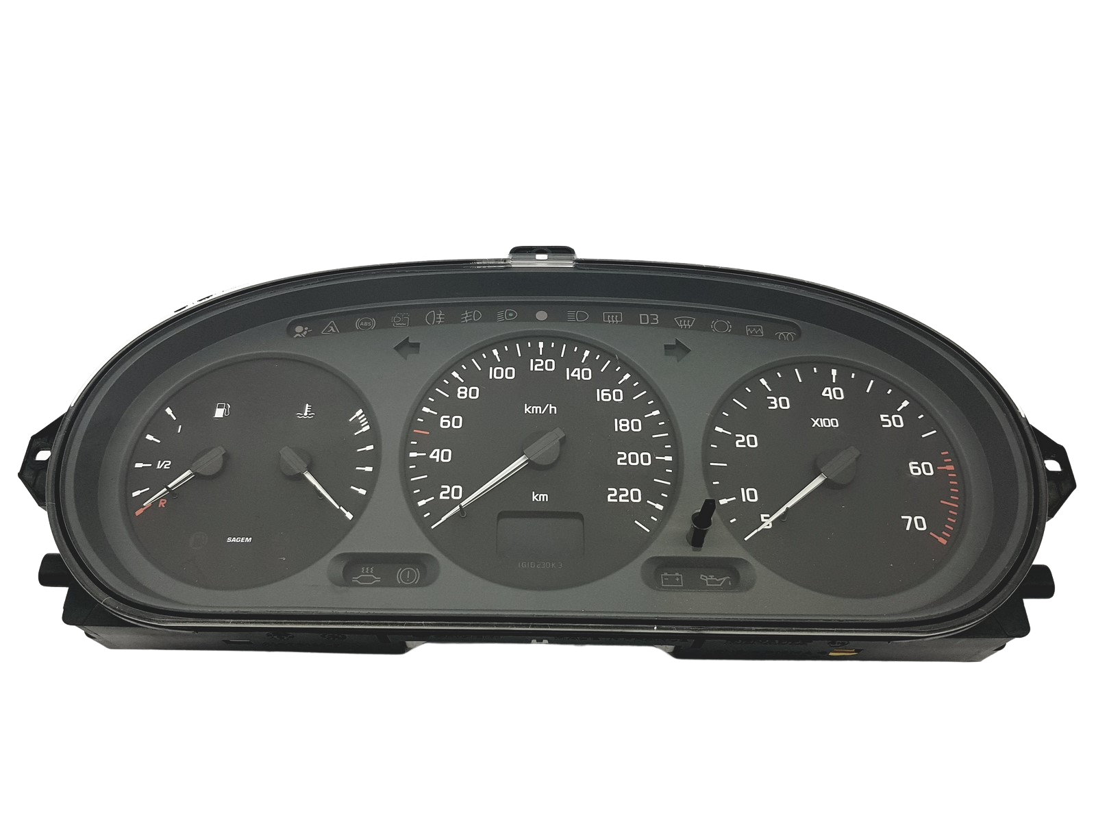 Tacho Kombiinstrument Megane Scenic 21578161-2 21612792-4 56819 main product photo