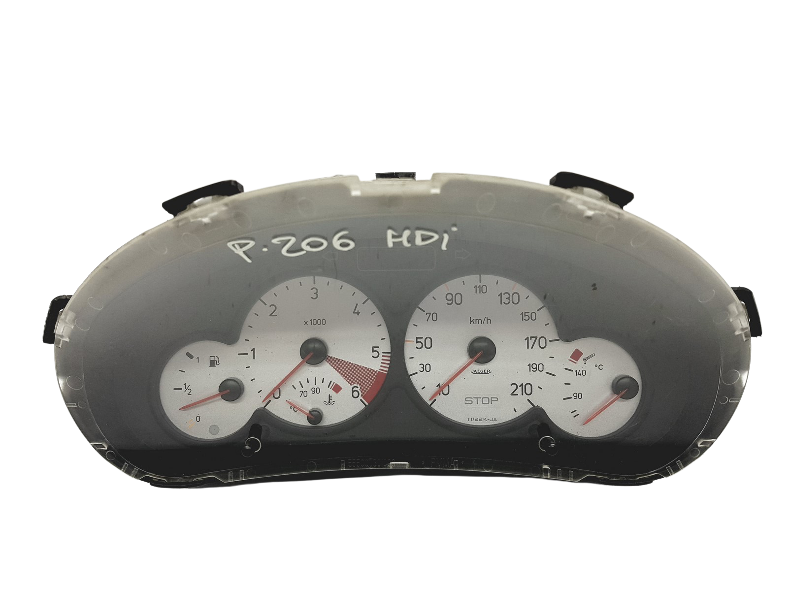 Tacho Kombiinstrument Peugeot 206 9648837280 000643506 50083 main product photo