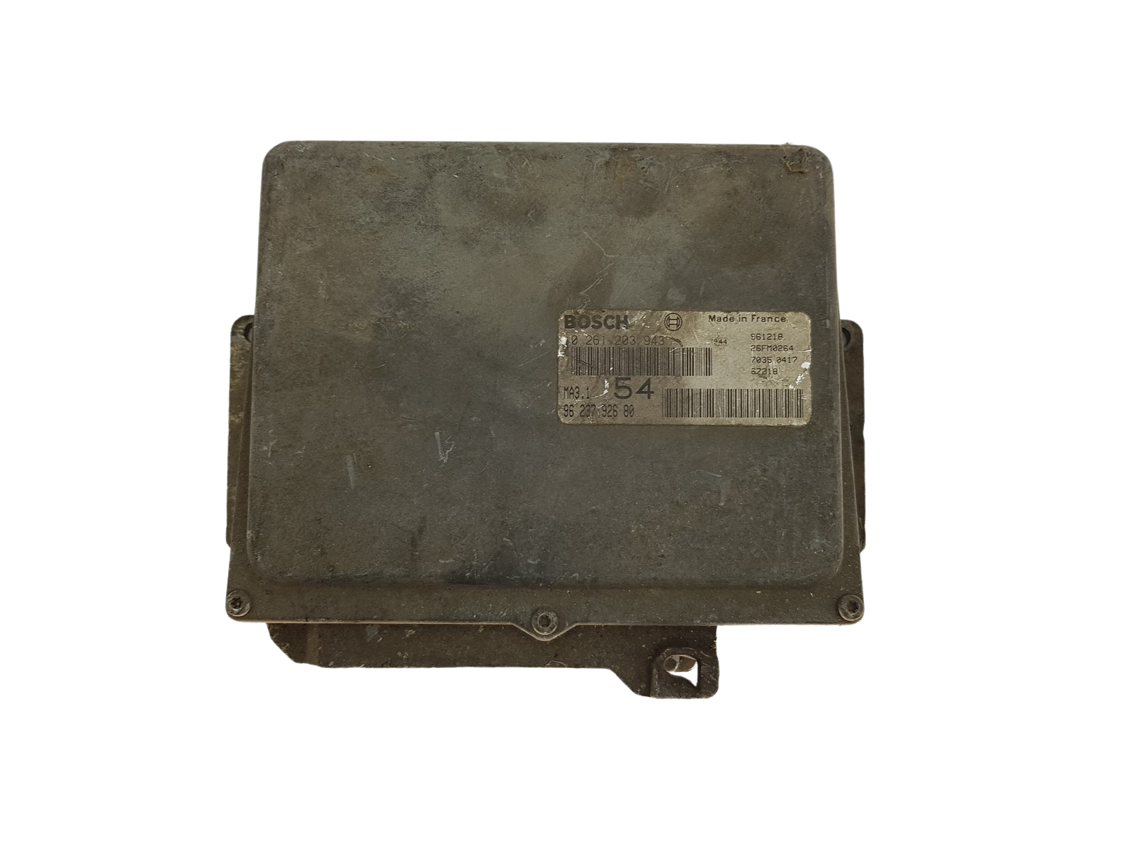 Steuergerät 0261203943 9623792680 26FM0264 MA3.1 PSA Bosch 15949 main product photo