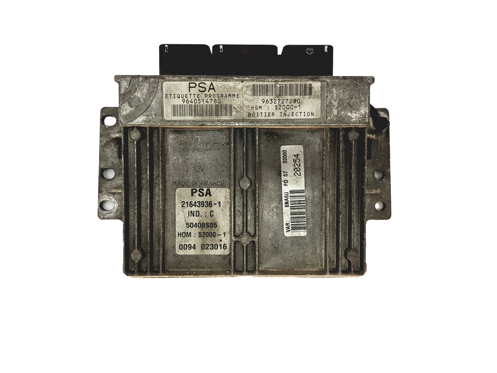 Steuergerät 9640514780 9632727280 21643936-1 PSA Sagem 24708 main product photo