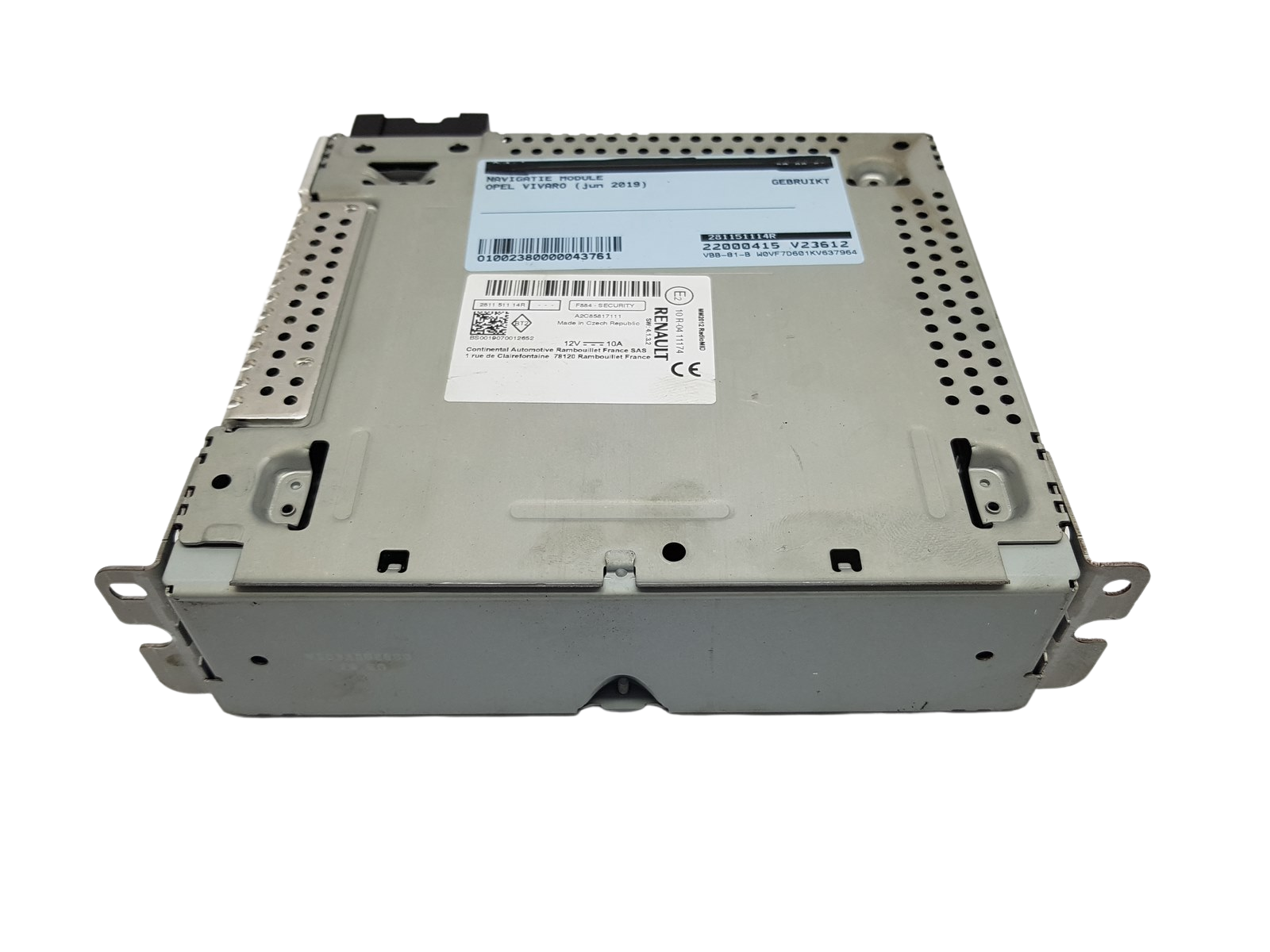 Navigationssystem Radio Renault Trafic 3 Opel Vivaro 2 281151114R A2C85817111 main product photo